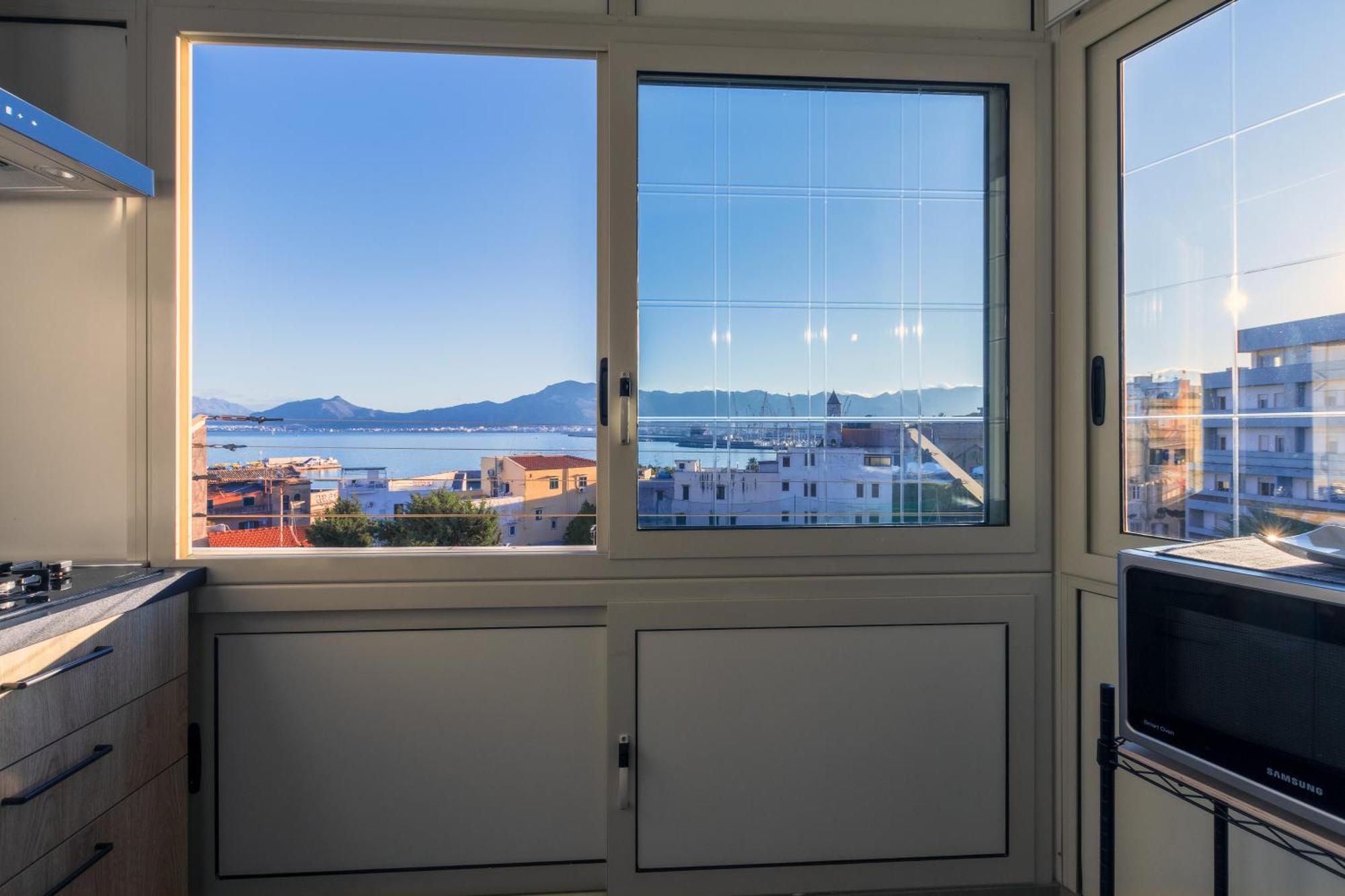 Ferienwohnung Casa De Paoli - Vista Mare Arenella, Palermo Con Parcheggio Privato Exterior foto